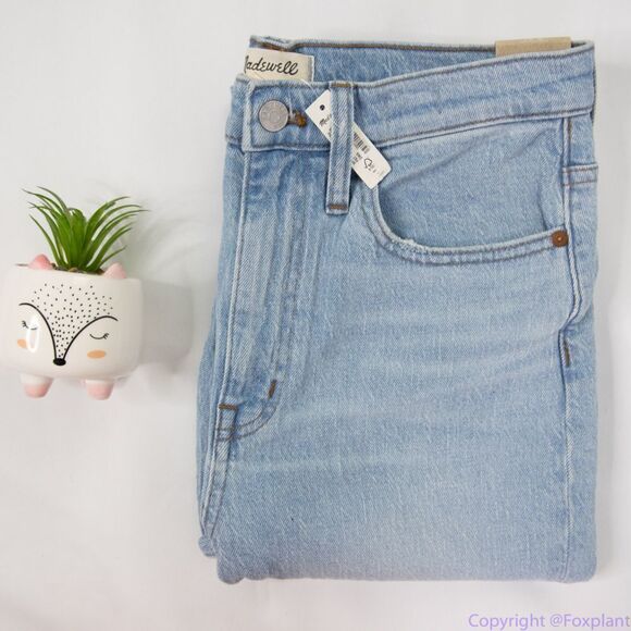 NEW Madewell The High-Rise Slim Crop Boyjean in Dumas Wash: Ripped Edition, 27 - Picture 16 of 16